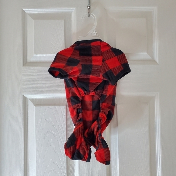 🍁Buffalo Plaid Pajamas/Outfit for your Furbaby Size Small - Picture 4 of 9